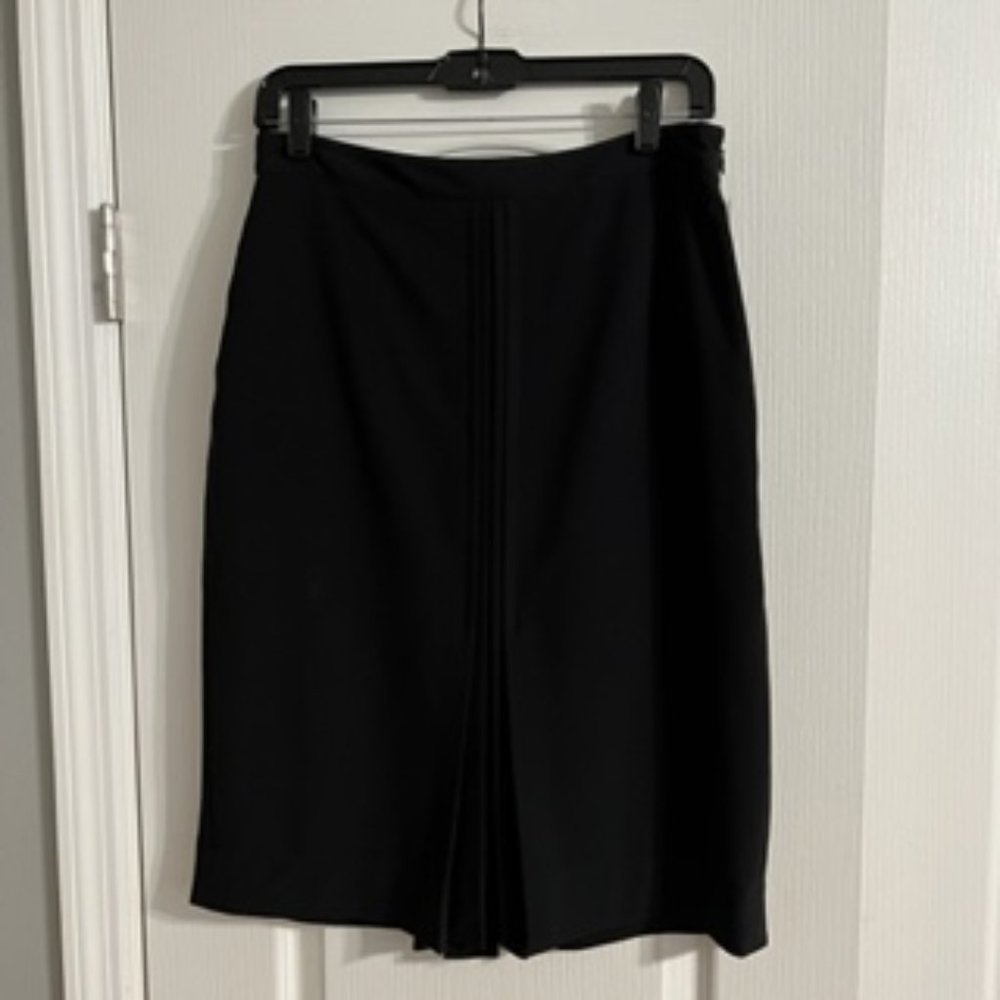 Apostrophe Women's Pleated Skirt 6 Black